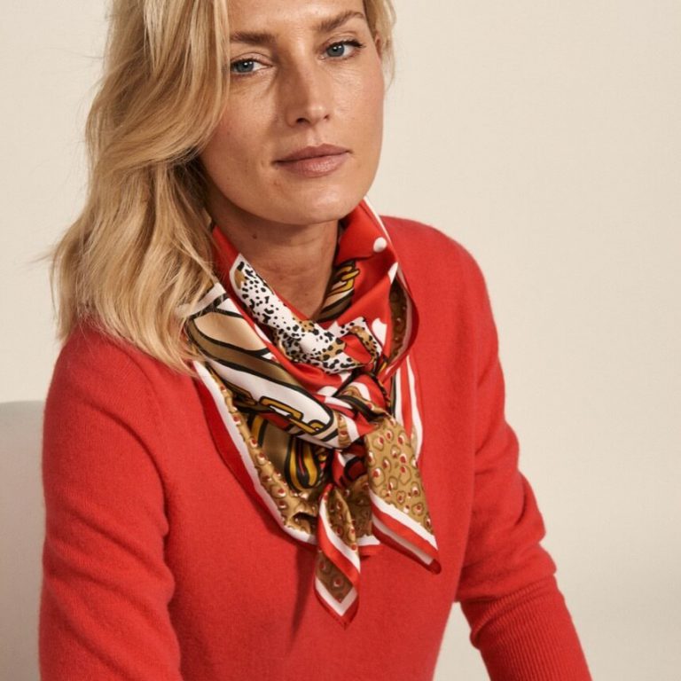 Design d'un carré de soie pour la société Devernois